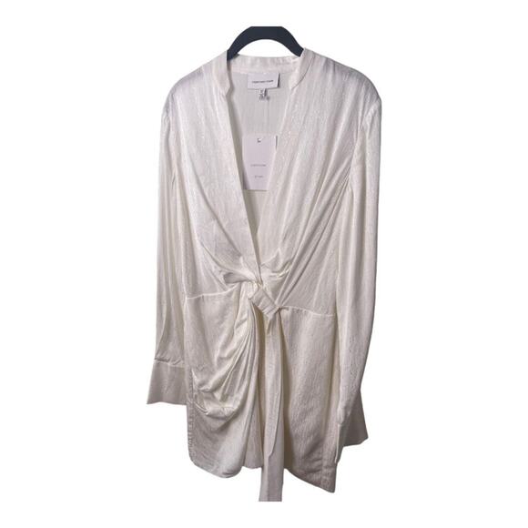 Significant Other Amalfi Mini Dress Classy Drape Hoco Elegant Party Bridal Sz 8 - Picture 5 of 12